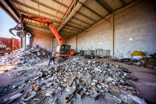 Industrial material recovery facility