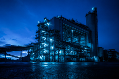 Industrial metal recycling facility